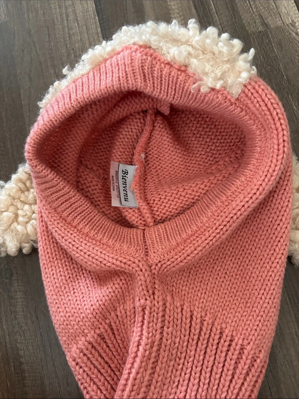 Bienvenu Toddler Kids Girls Warm Knit Winter Hat Scarf Earflap Beanie